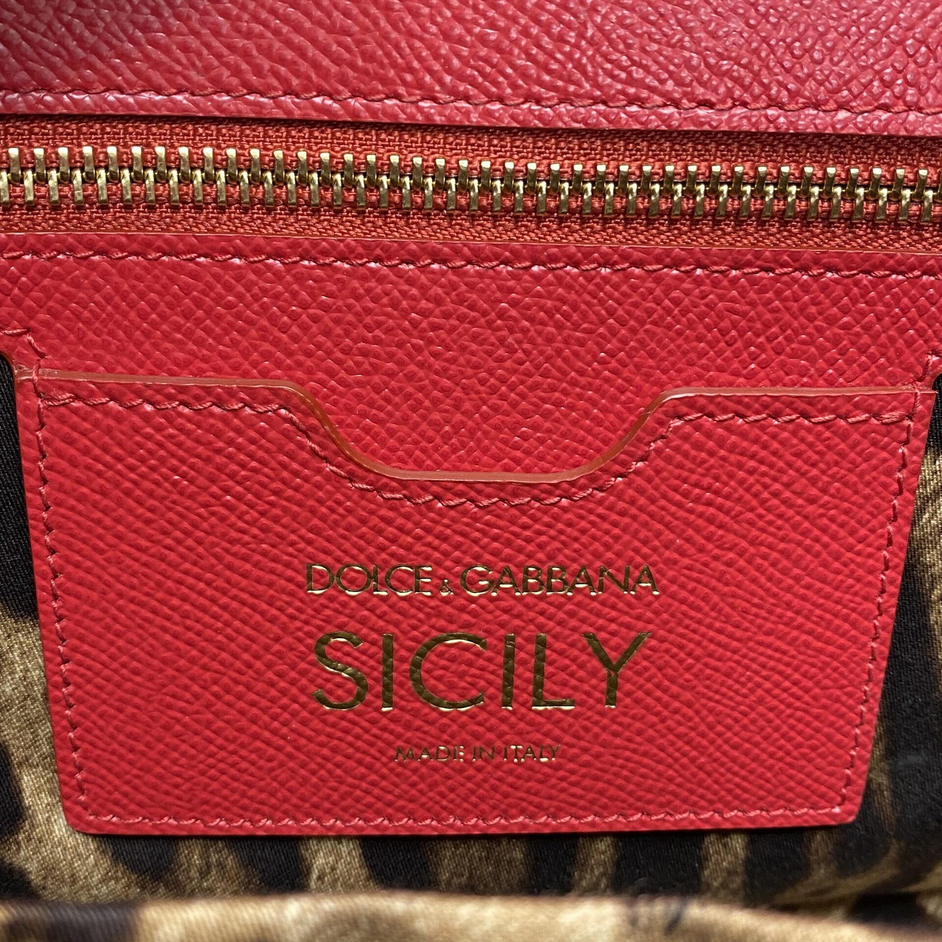 Bolsa Dolce & Gabbana Sicily Vermelha
