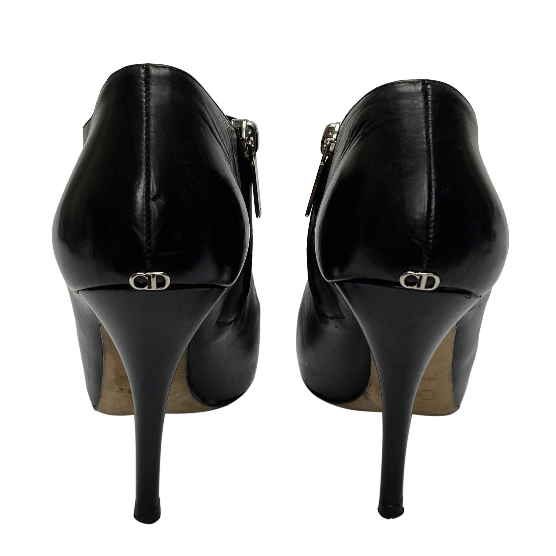 Bota Christian Dior Couro Preto