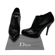 Bota Christian Dior Couro Preto