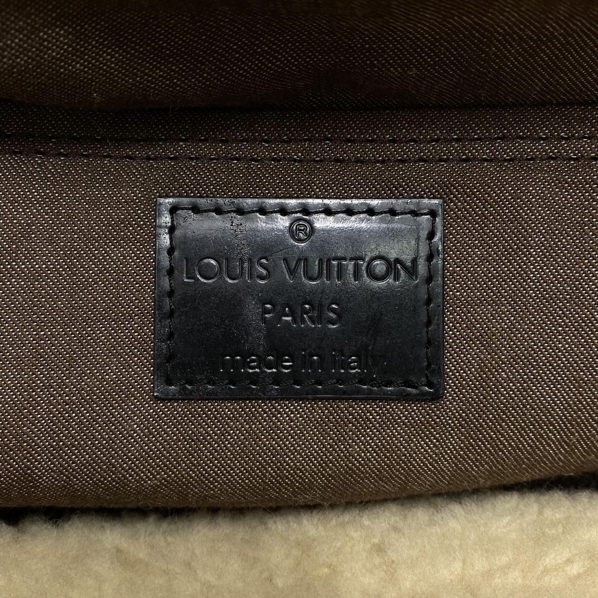 Bolsa Tote Louis Vuitton Shearling Sac Thunder