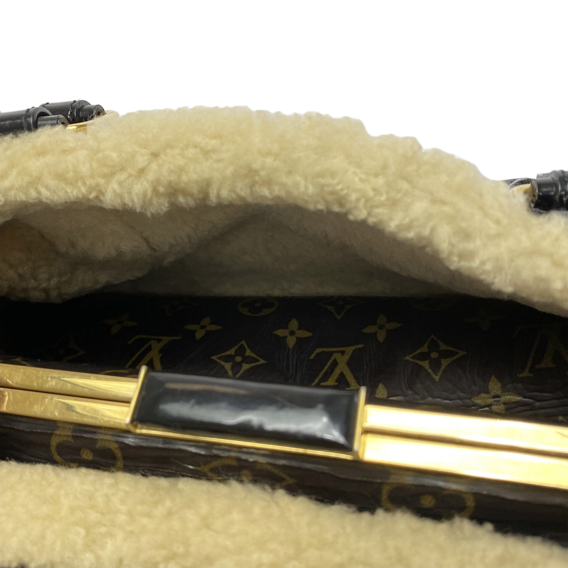 Bolsa Tote Louis Vuitton Shearling Sac Thunder