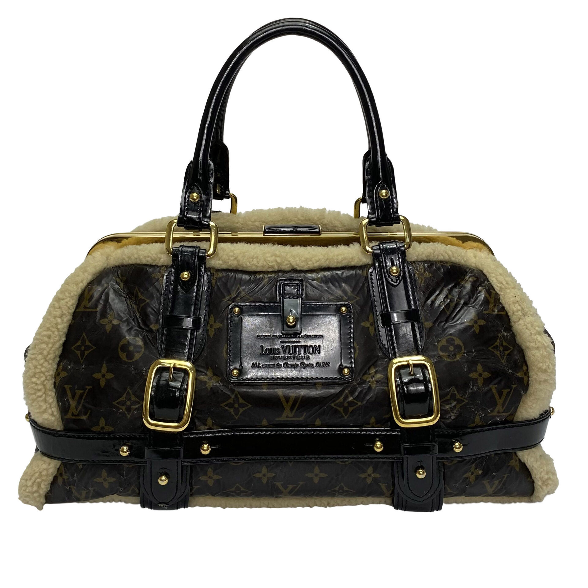 Bolsa Tote Louis Vuitton Shearling Sac Thunder