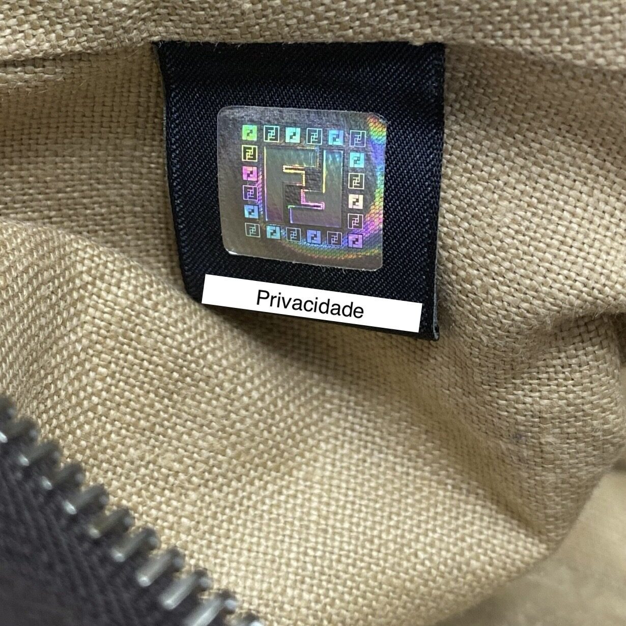 Bolsa Fendi Anna Selleria Buckle Marrom