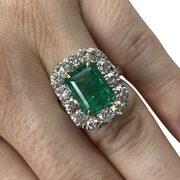 Anel Esmerada - 5.66 ct