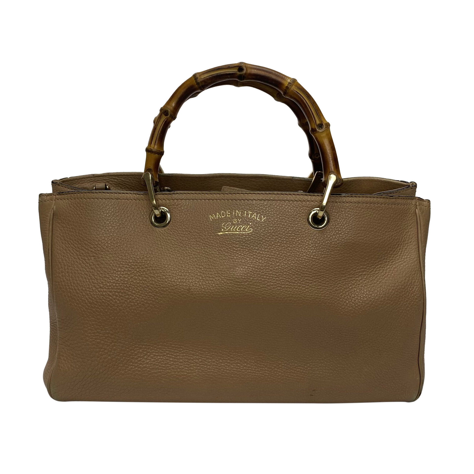 Bolsa Gucci Bamboo Shopper Tote Bege
