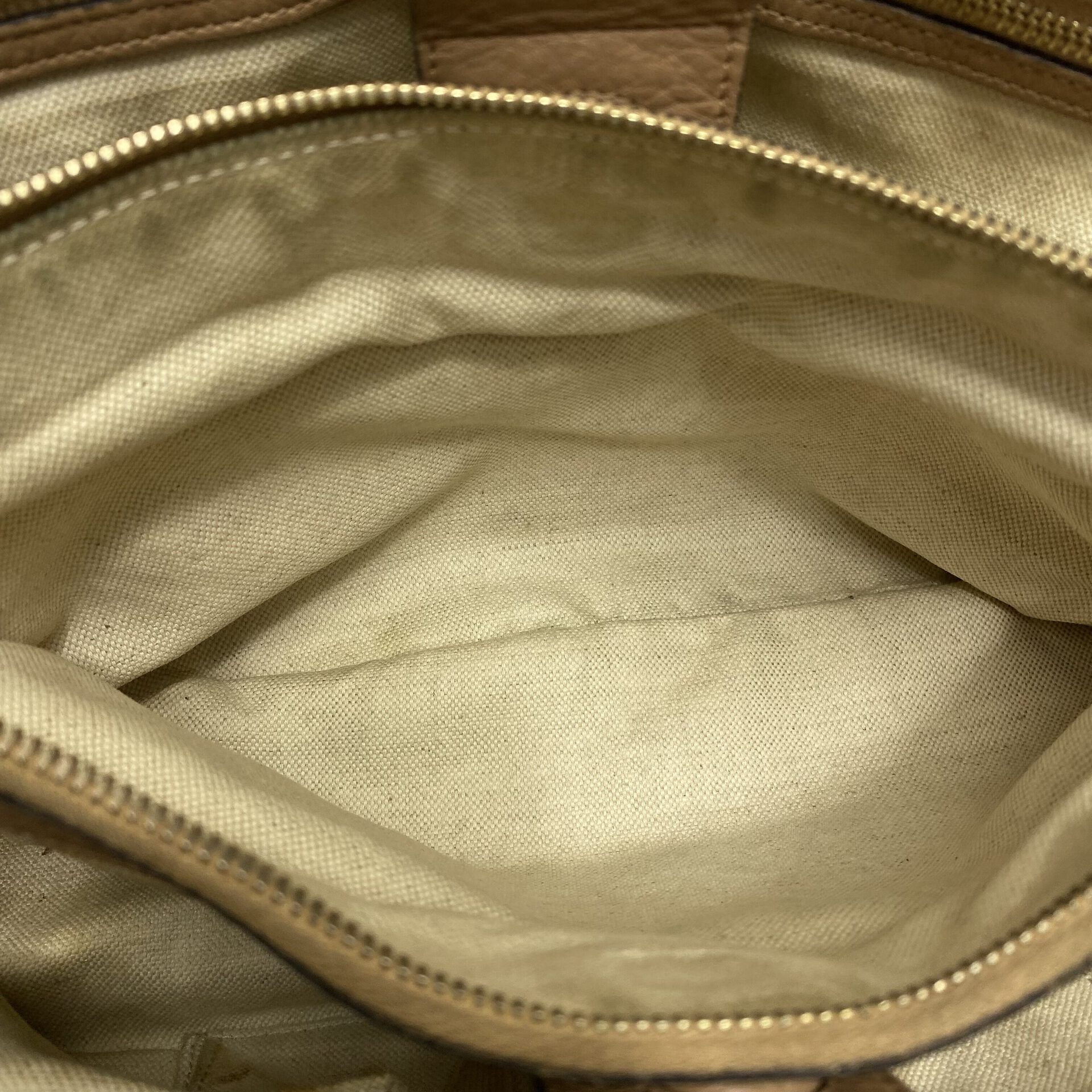 Bolsa Gucci Bamboo Shopper Tote Bege