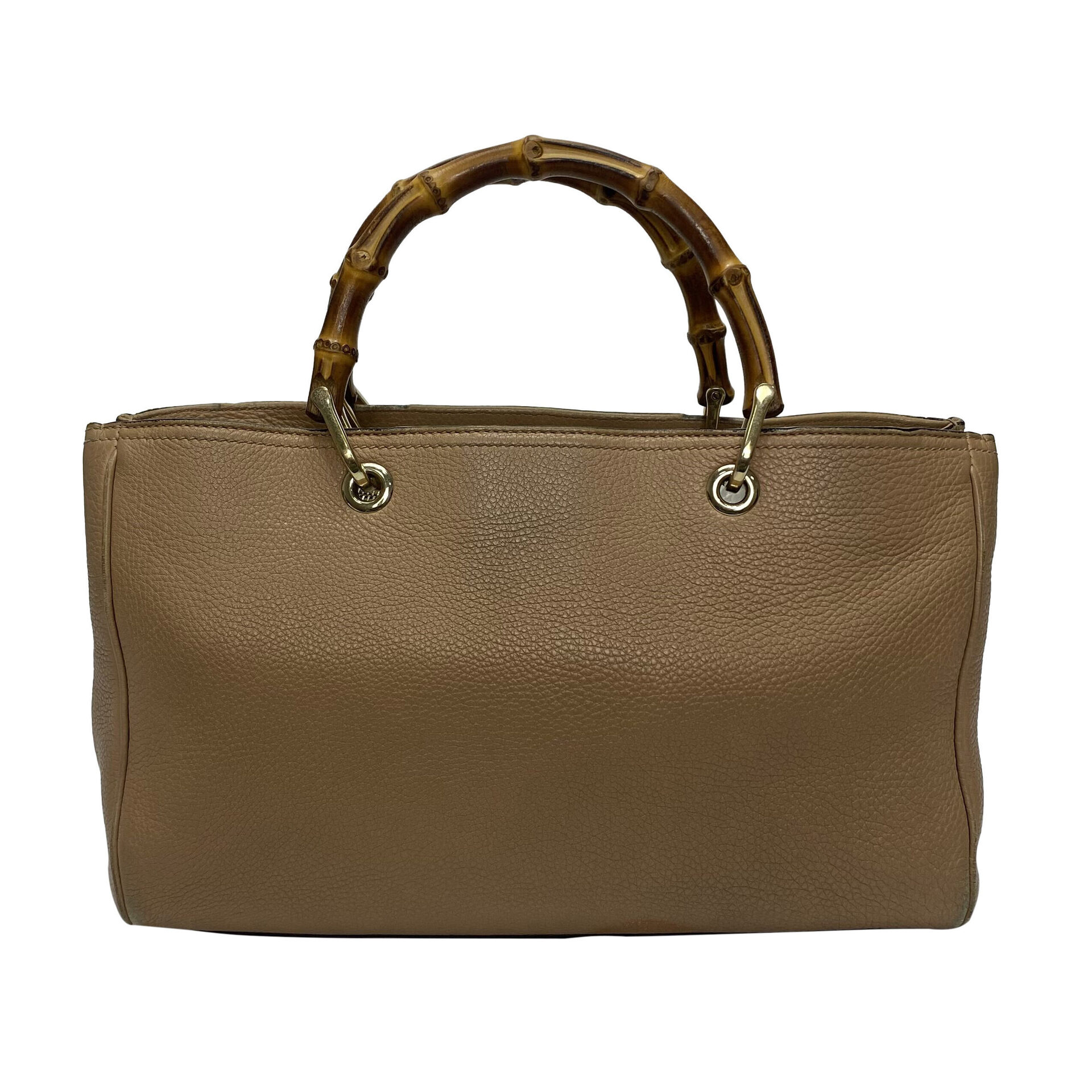 Bolsa Gucci Bamboo Shopper Tote Bege