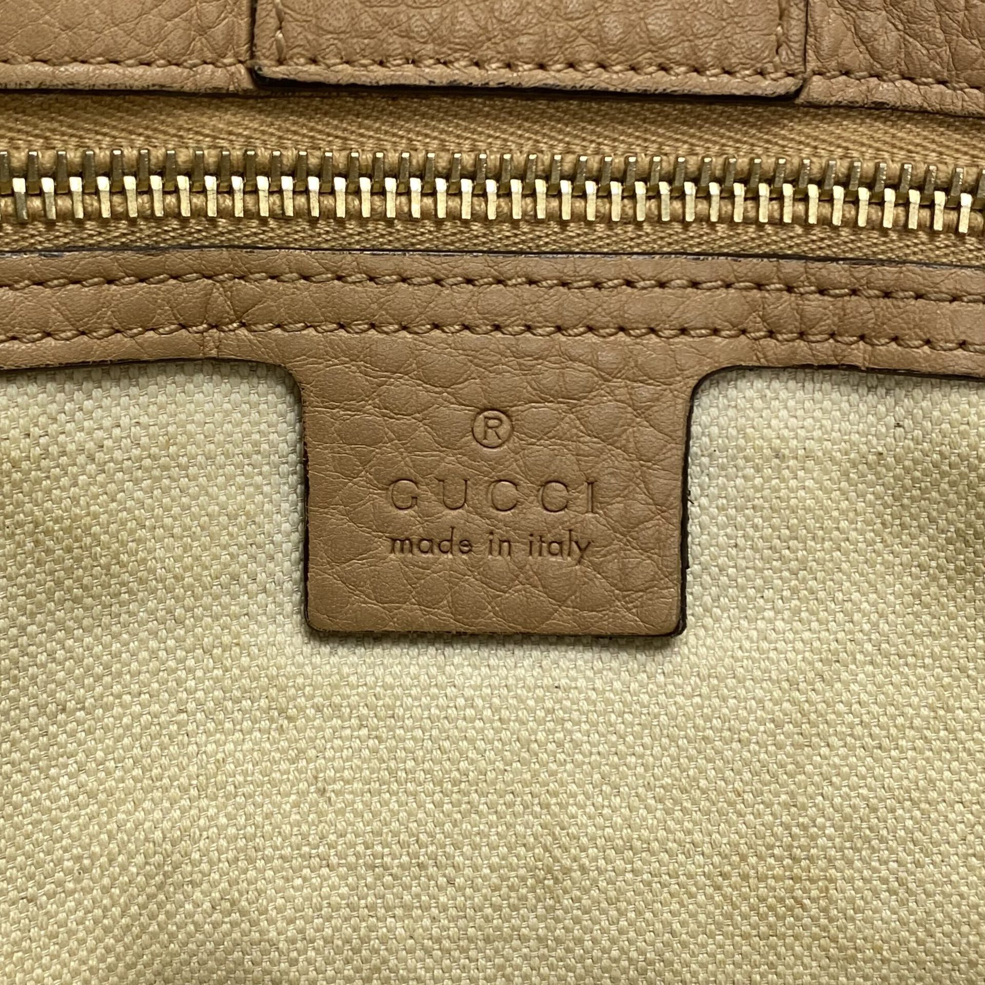 Bolsa Gucci Bamboo Shopper Tote Bege