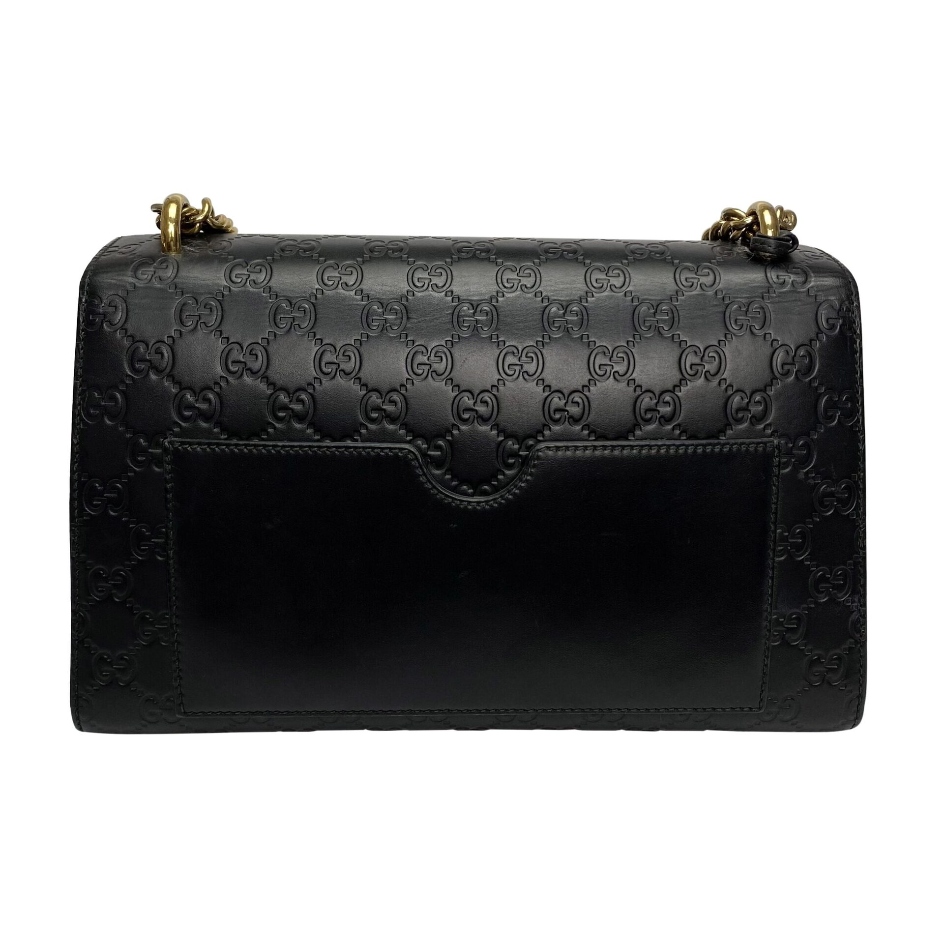 Bolsa Gucci Padlock Couro Preta