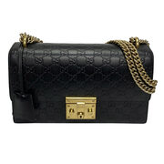 Bolsa Gucci Padlock Couro Preta