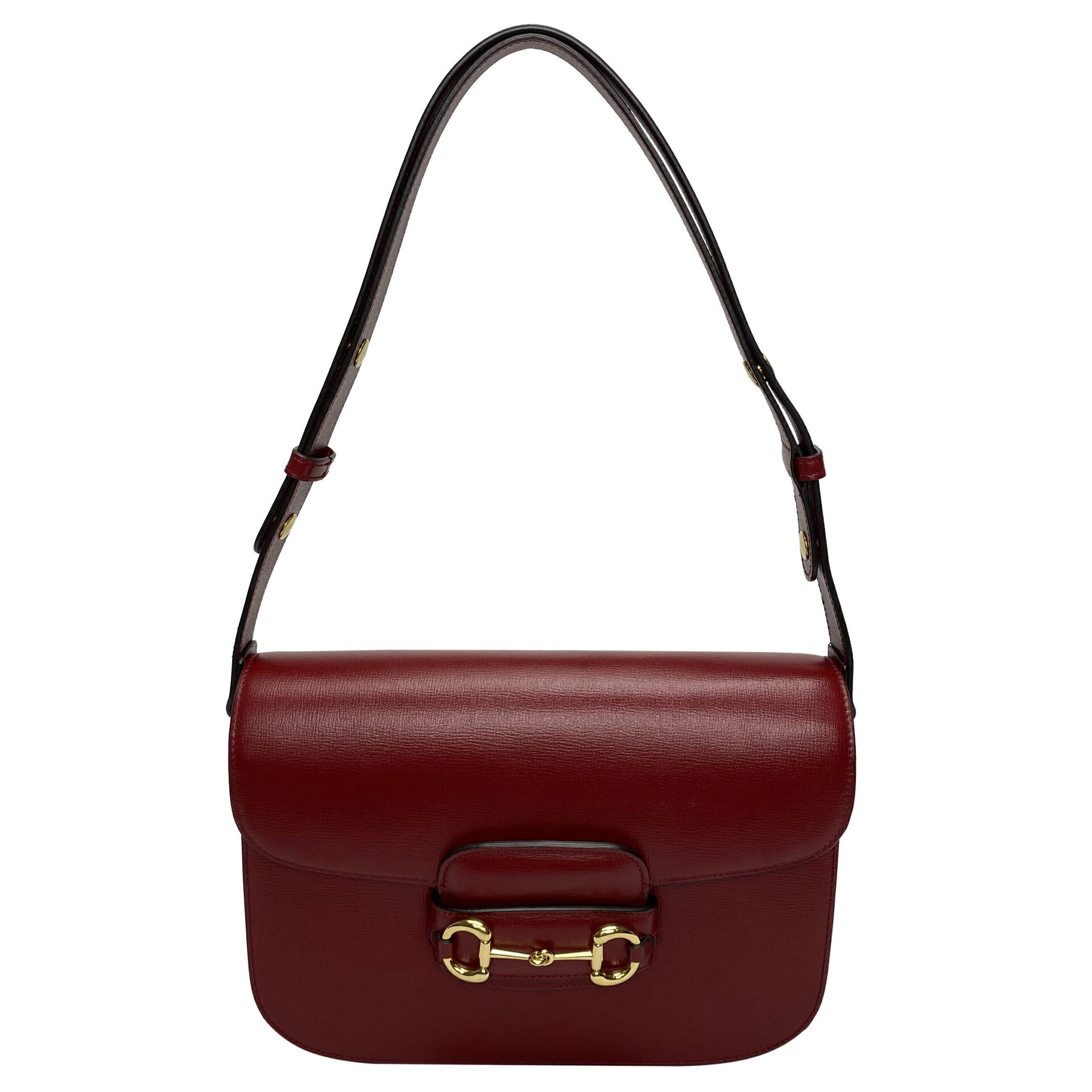 Bolsa Gucci Horsebit Vermelha