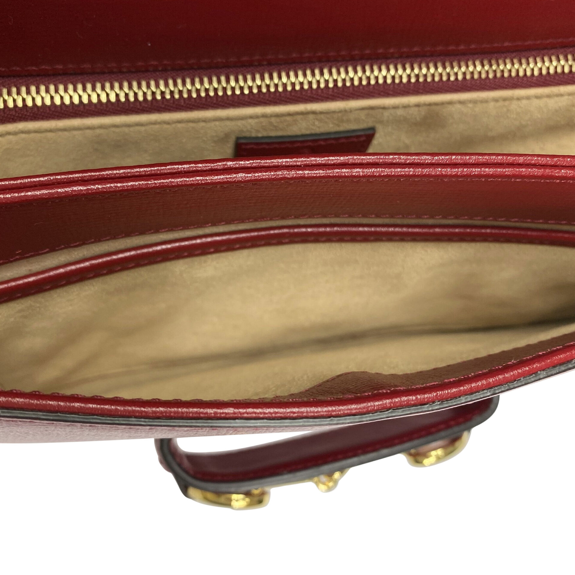 Bolsa Gucci Horsebit Vermelha