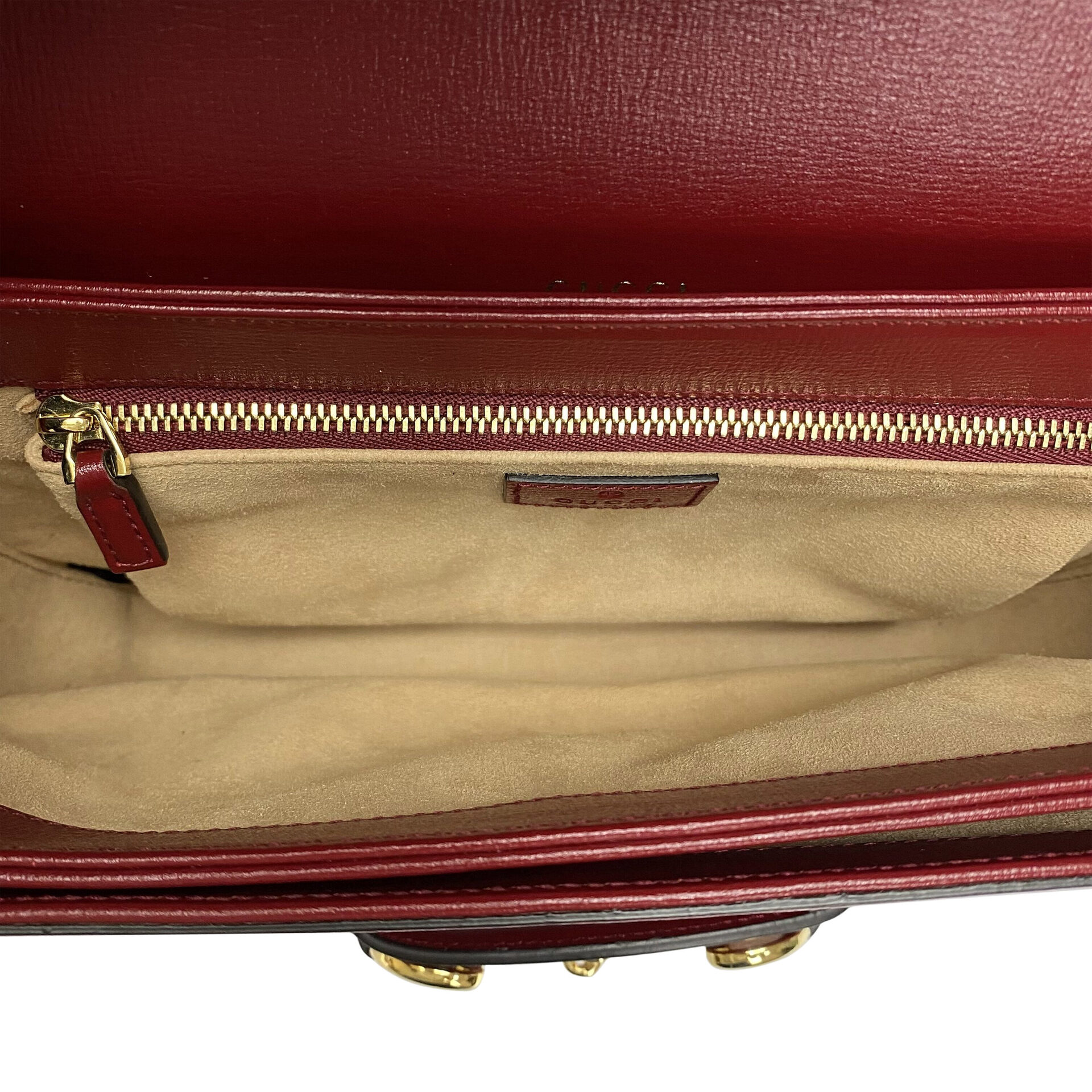 Bolsa Gucci Horsebit Vermelha