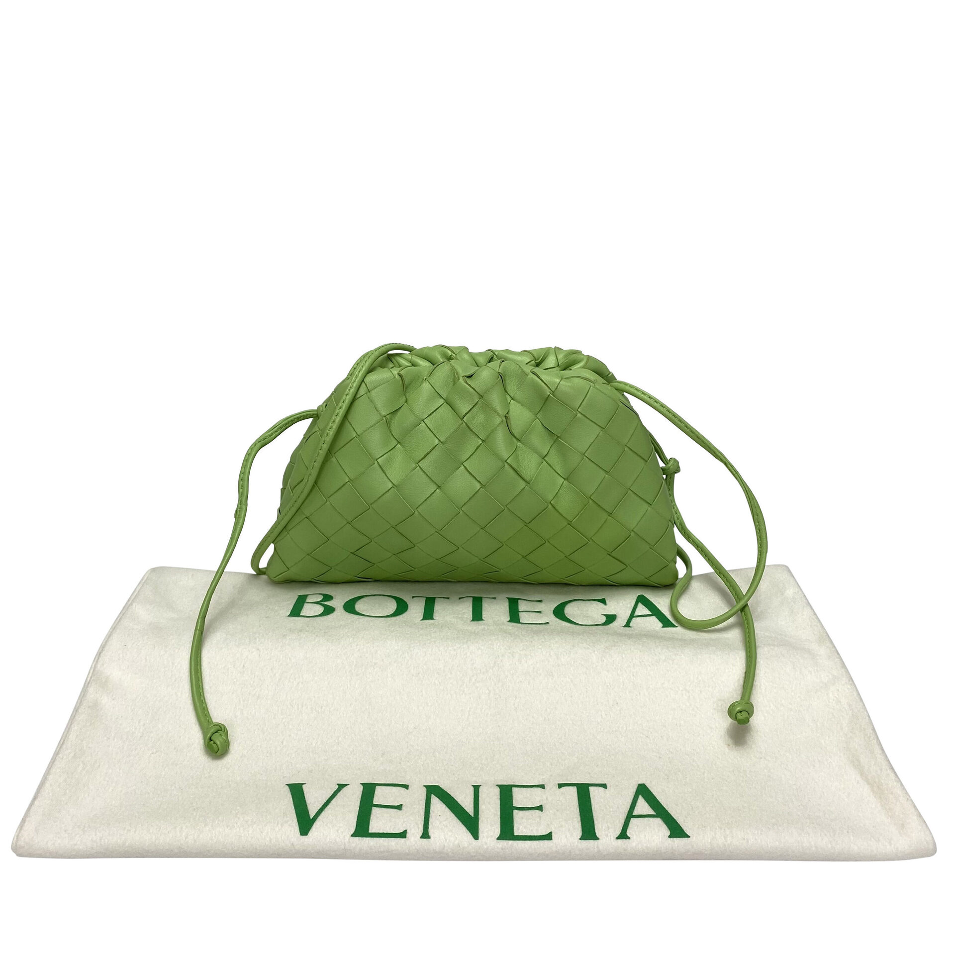 Bolsa Bottega Veneta The Mini Pouch Verde