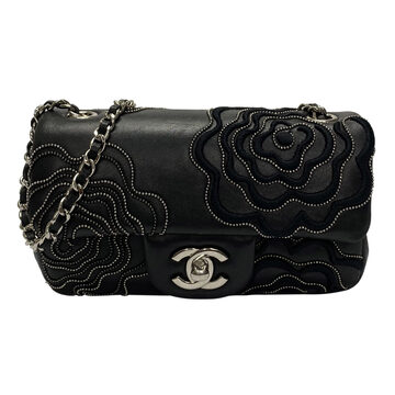 Bolsa Chanel Mini Bordada Preta