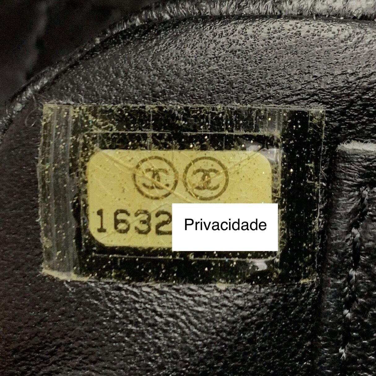 Bolsa Chanel Mini Bordada Preta