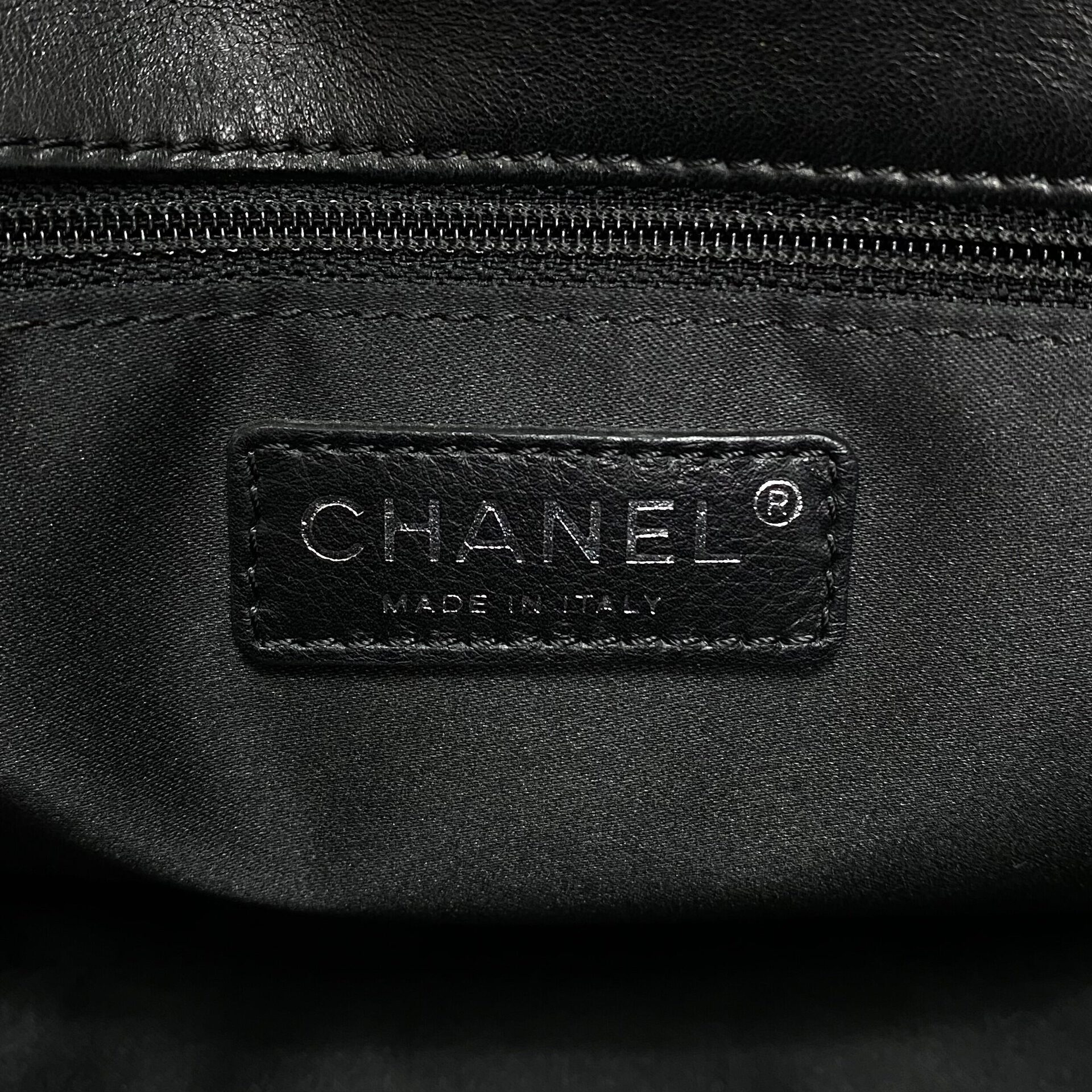 Bolsa Chanel Paetês Preta