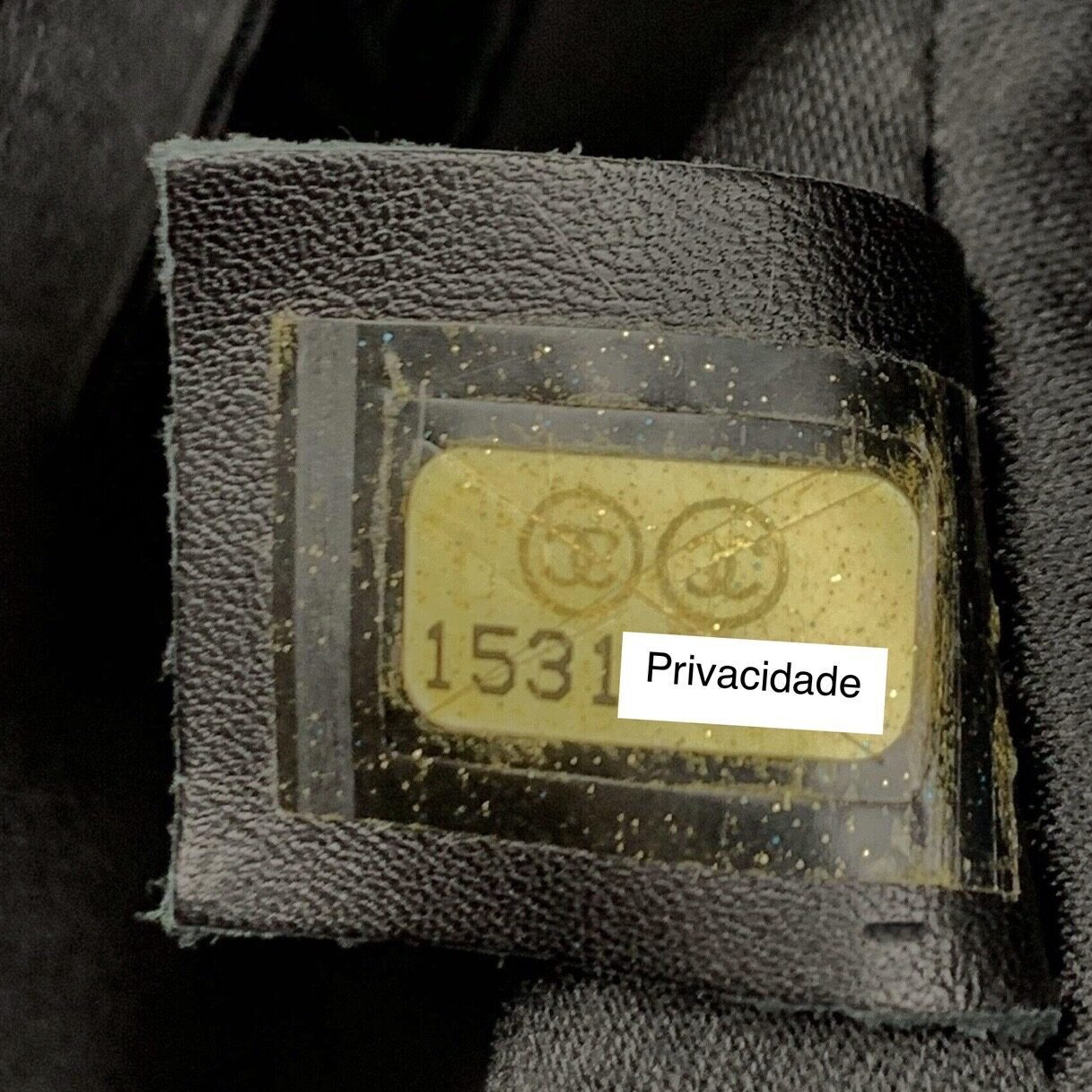 Bolsa Chanel Paetês Preta