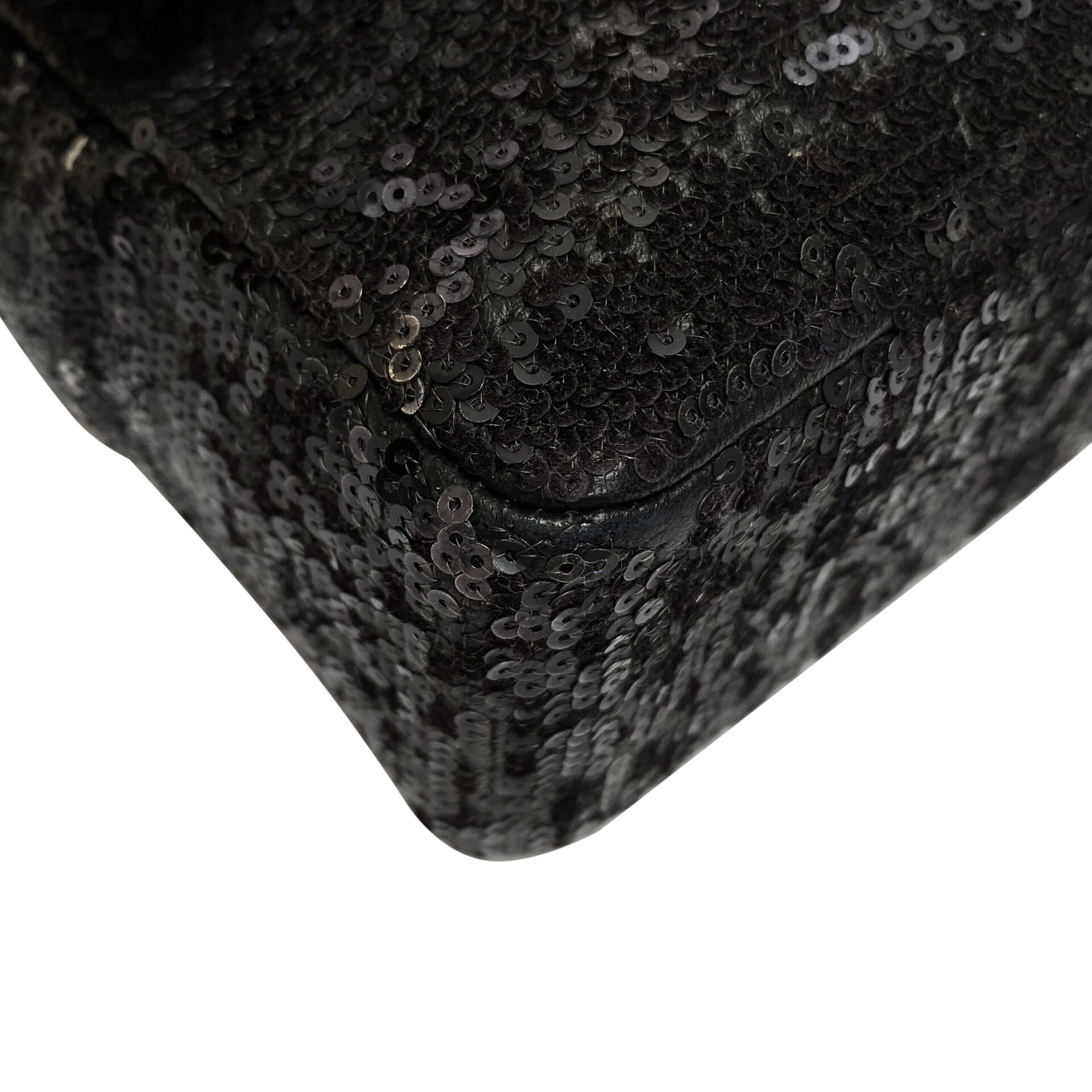 Bolsa Chanel Paetês Preta