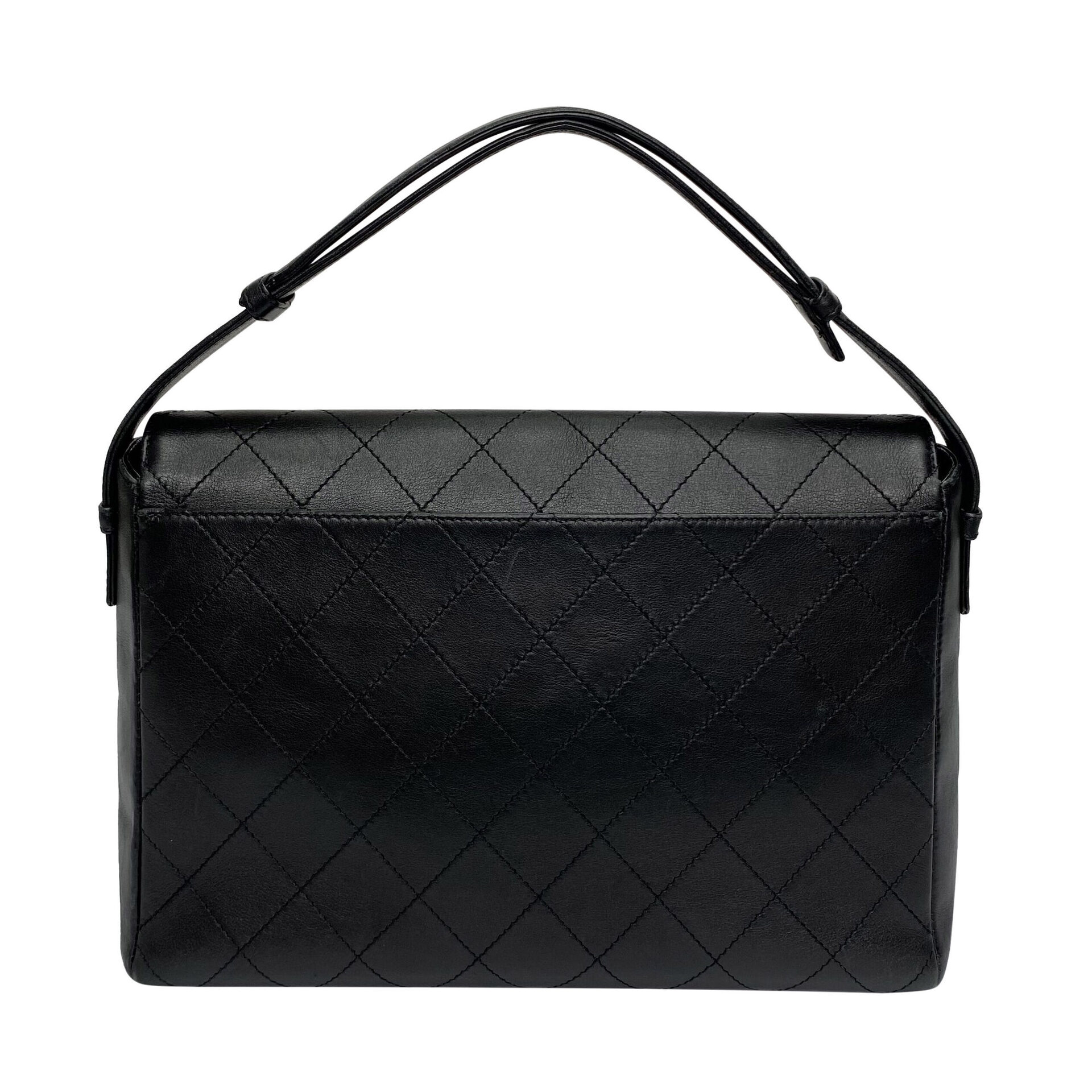 Bolsa Chanel Couro Preta