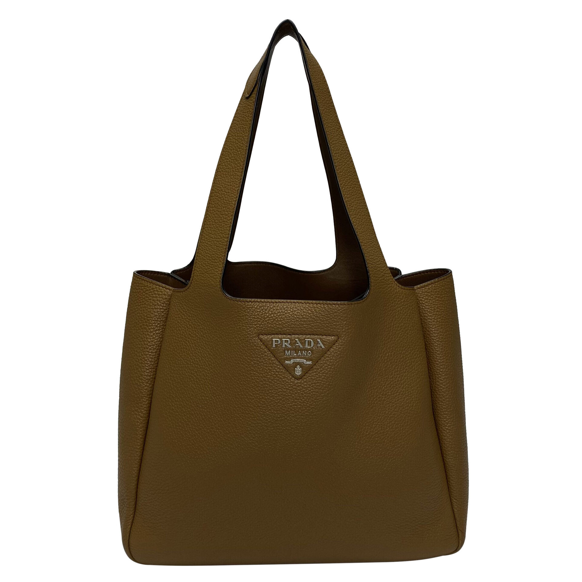 Bolsa Prada Tote Caramelo