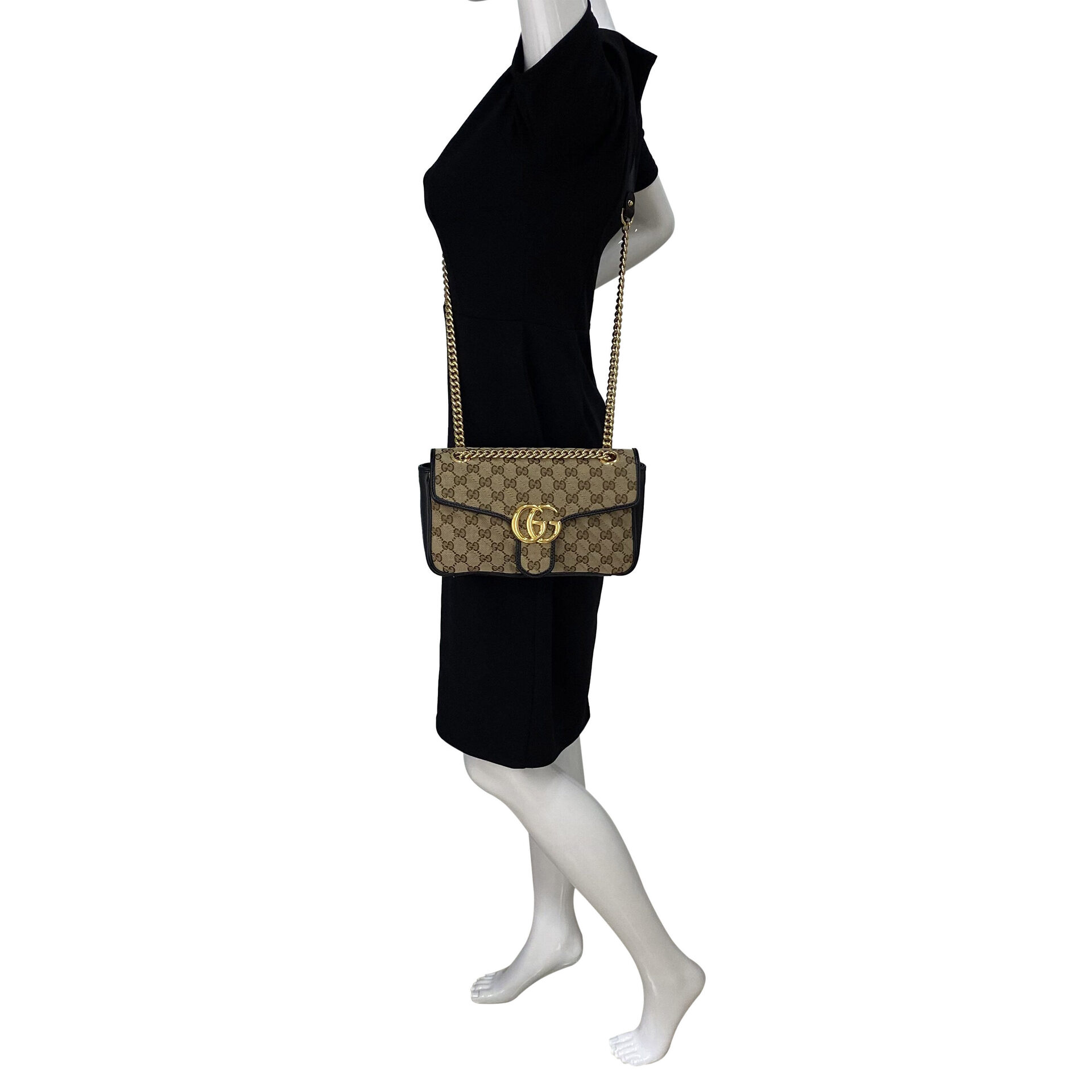 Bolsa Gucci GG Marmont Canvas