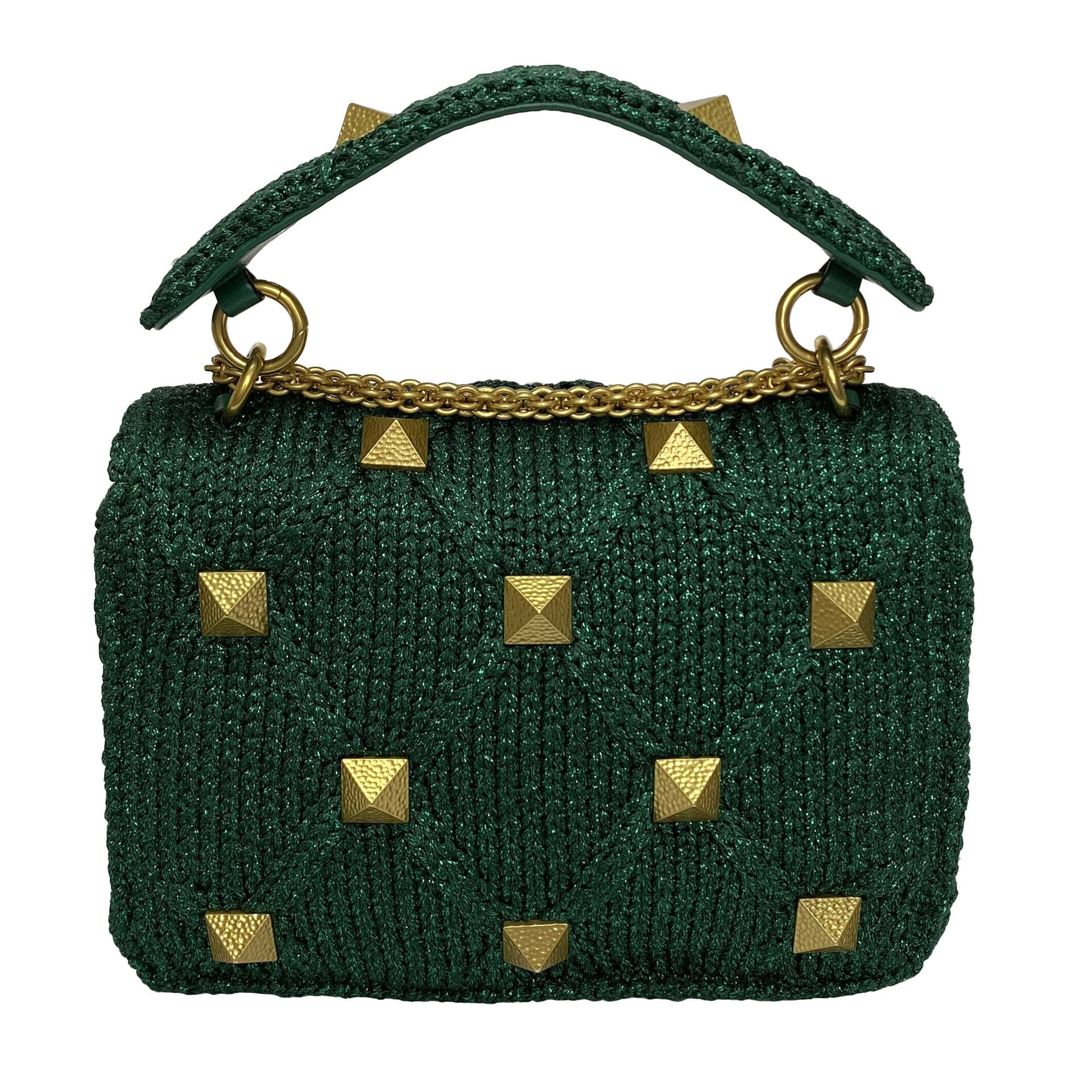 Bolsa Valentino Garavani Roman Stud Lurex