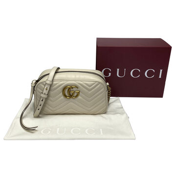 Bolsa Gucci GG Marmont Off White