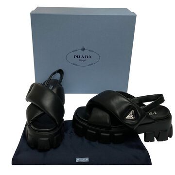 Sandália Prada Monolith Preta