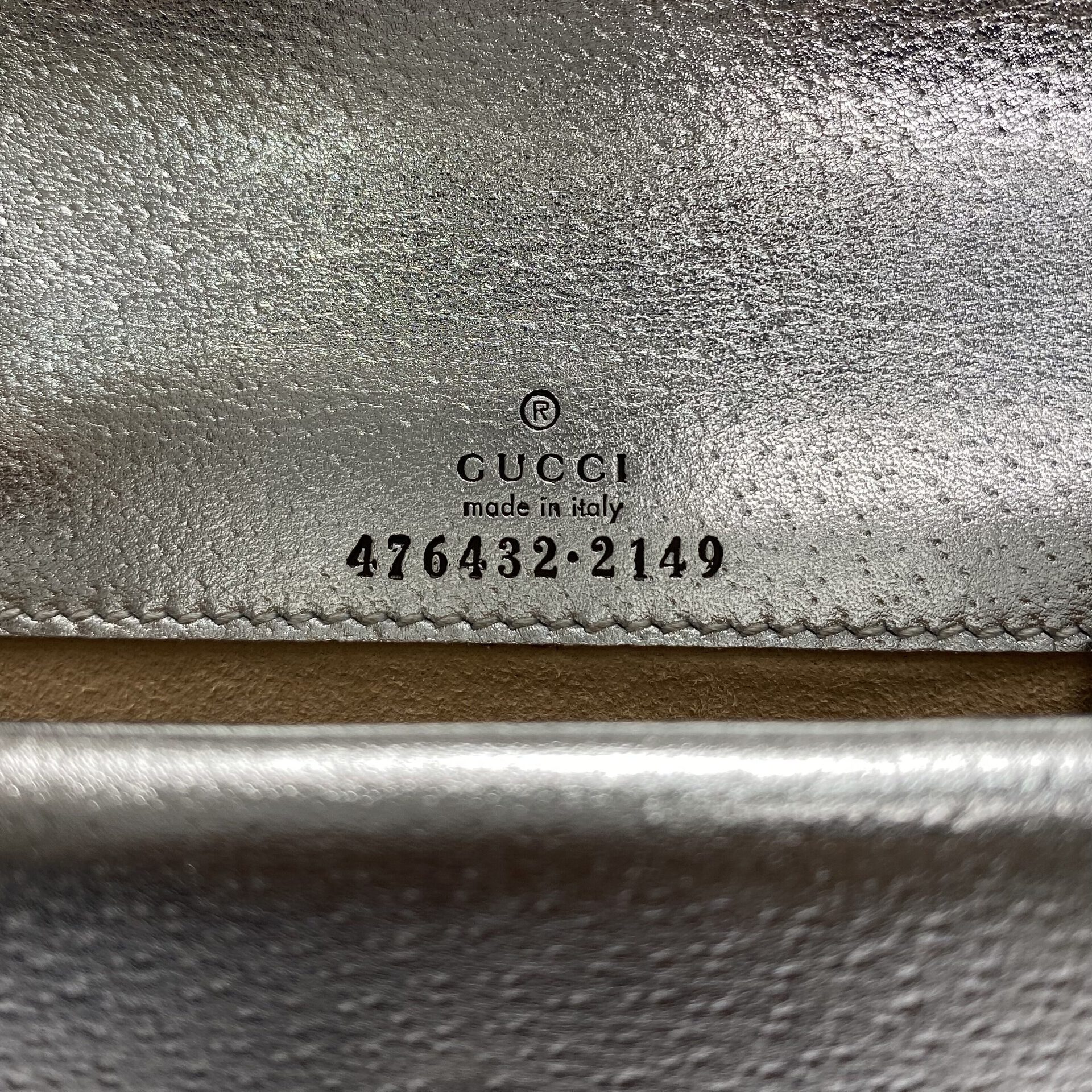 Bolsa Gucci Dionysus Super Mini Prata