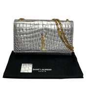 Bolsa Saint Laurent Kate Prata