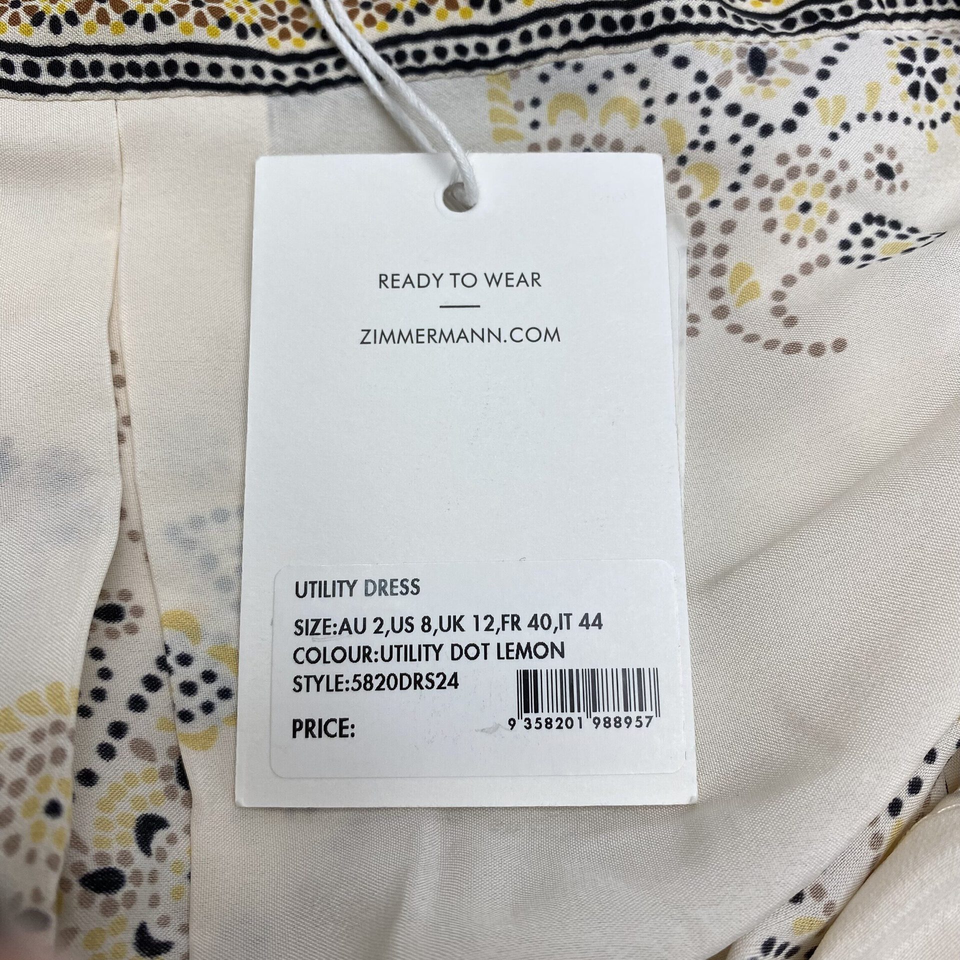 Vestido Zimmermann Midi em Seda