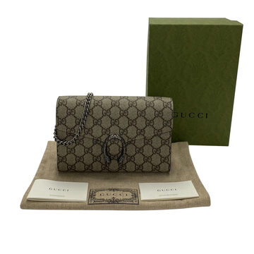 Bolsa Gucci Dionysus GG Supreme Chain Wallet