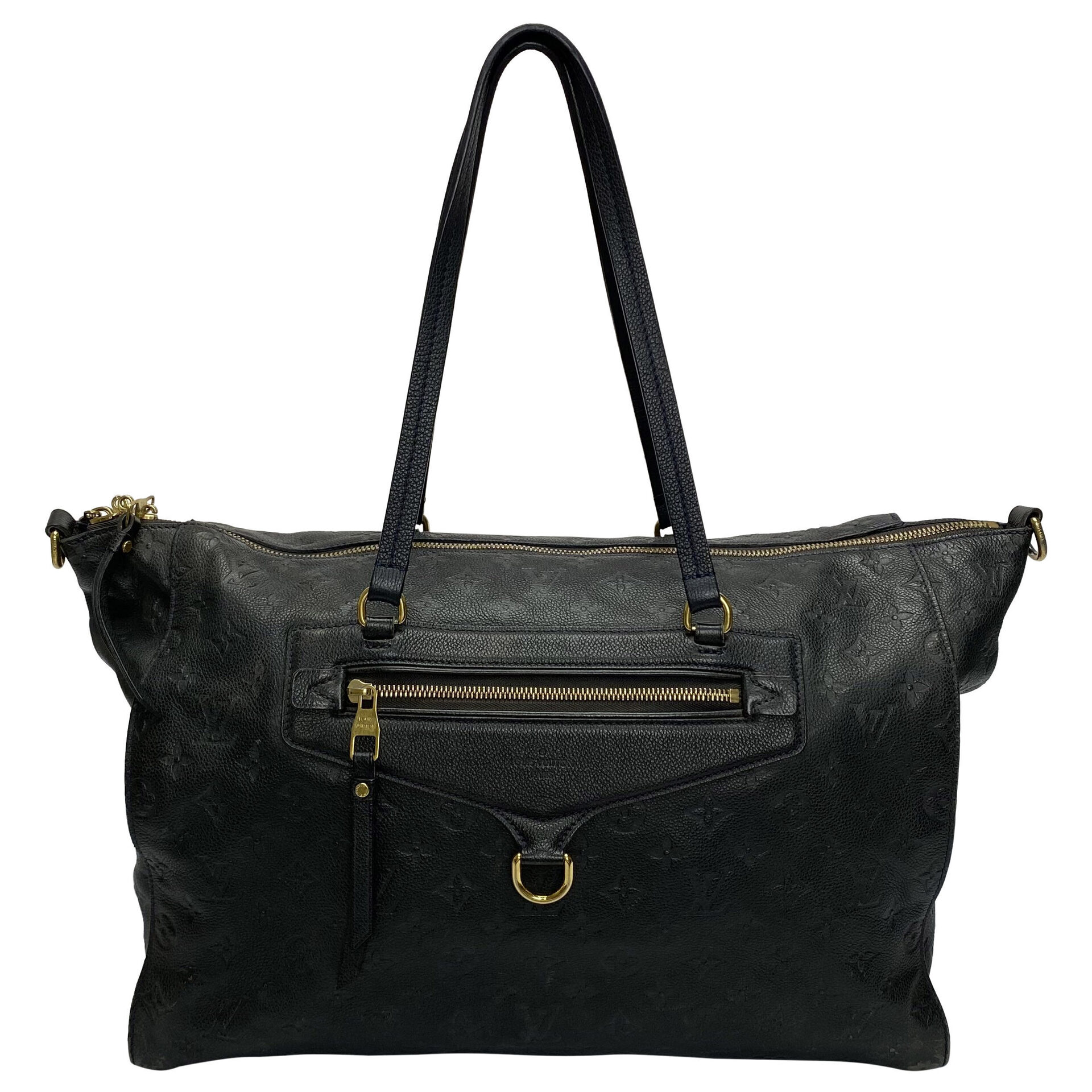 Bolsa Louis Vuitton Lumineuse Empreinte Azul Marinho