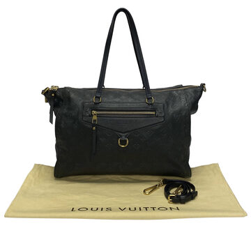 Bolsa Louis Vuitton Lumineuse Empreinte Azul Marinho