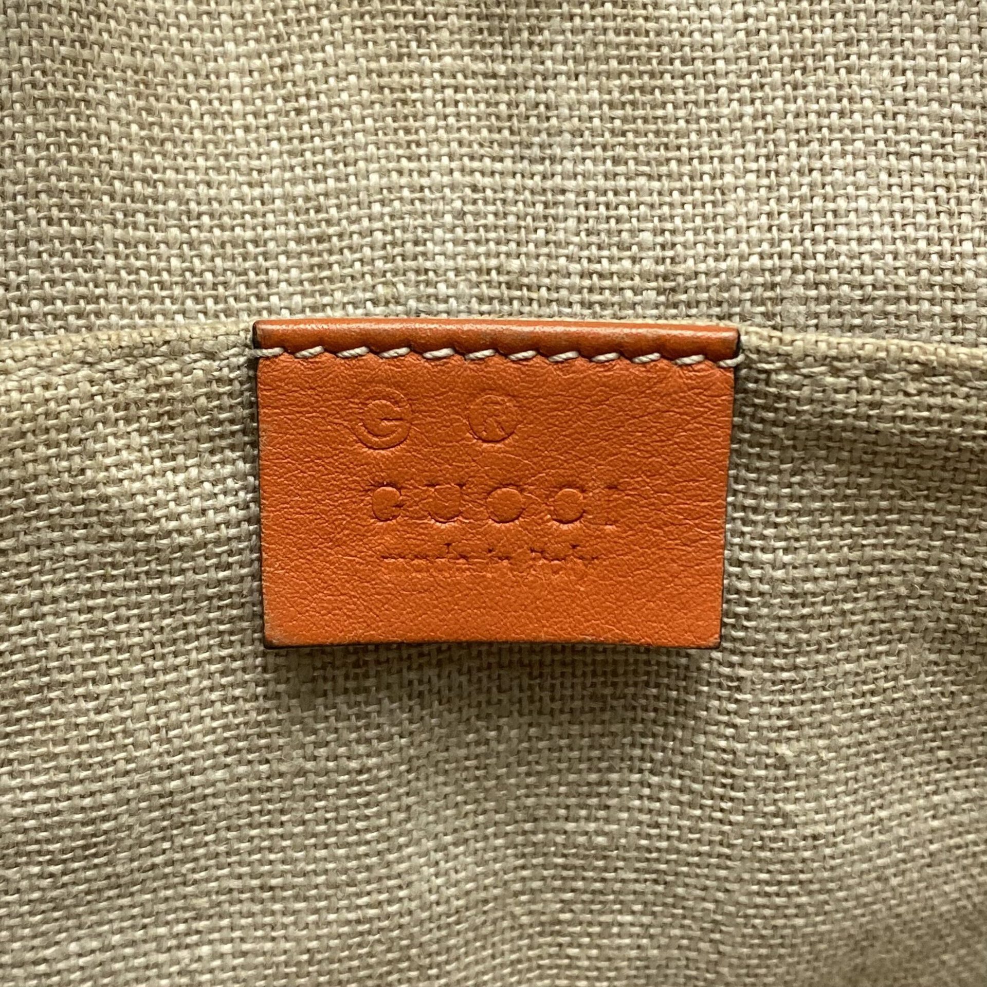 Bolsa Gucci Microguccissima Laranja