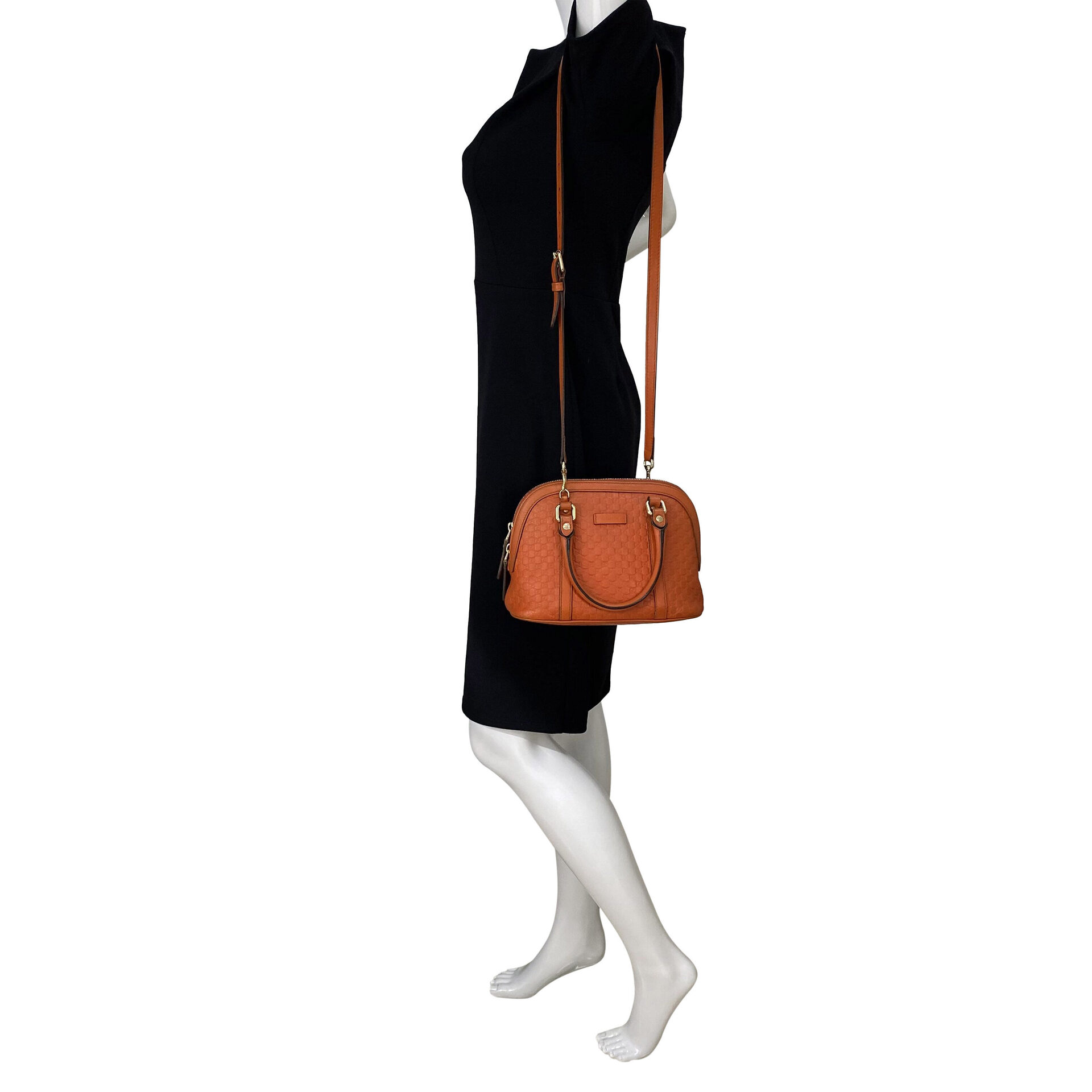 Bolsa Gucci Microguccissima Laranja