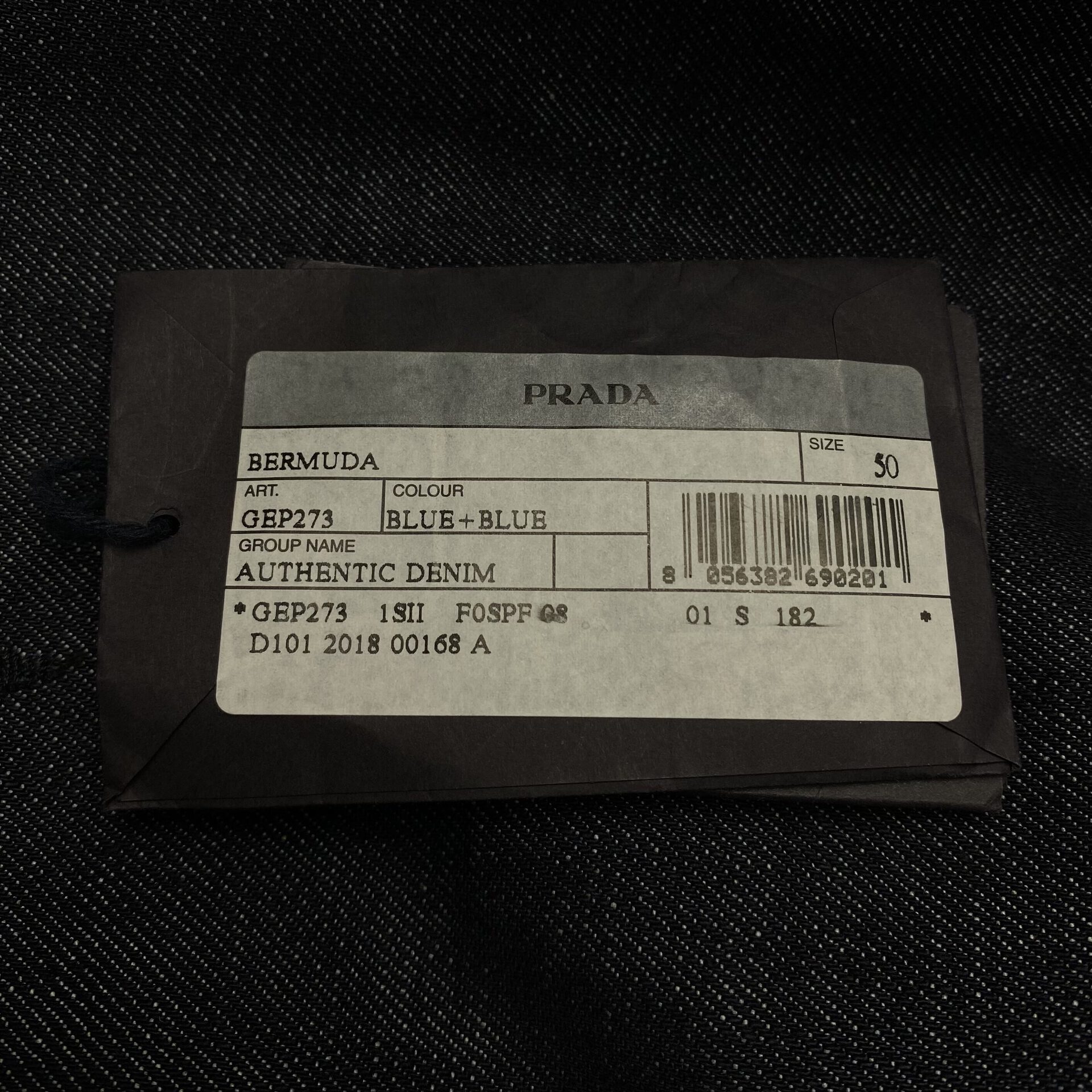 Bermuda Prada Denim Blue