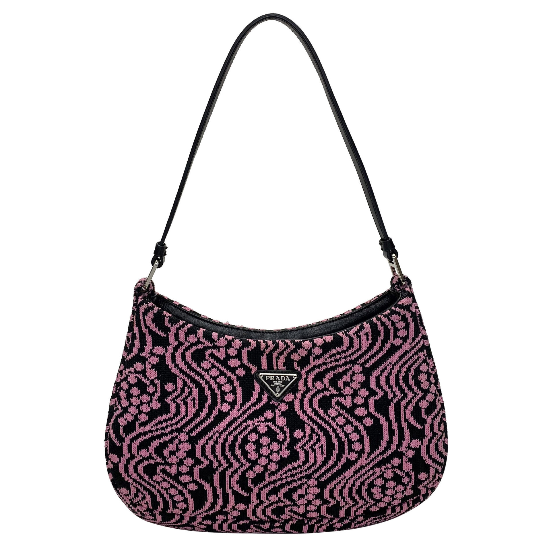 Bolsa Prada Cleo Jacquard-Knit