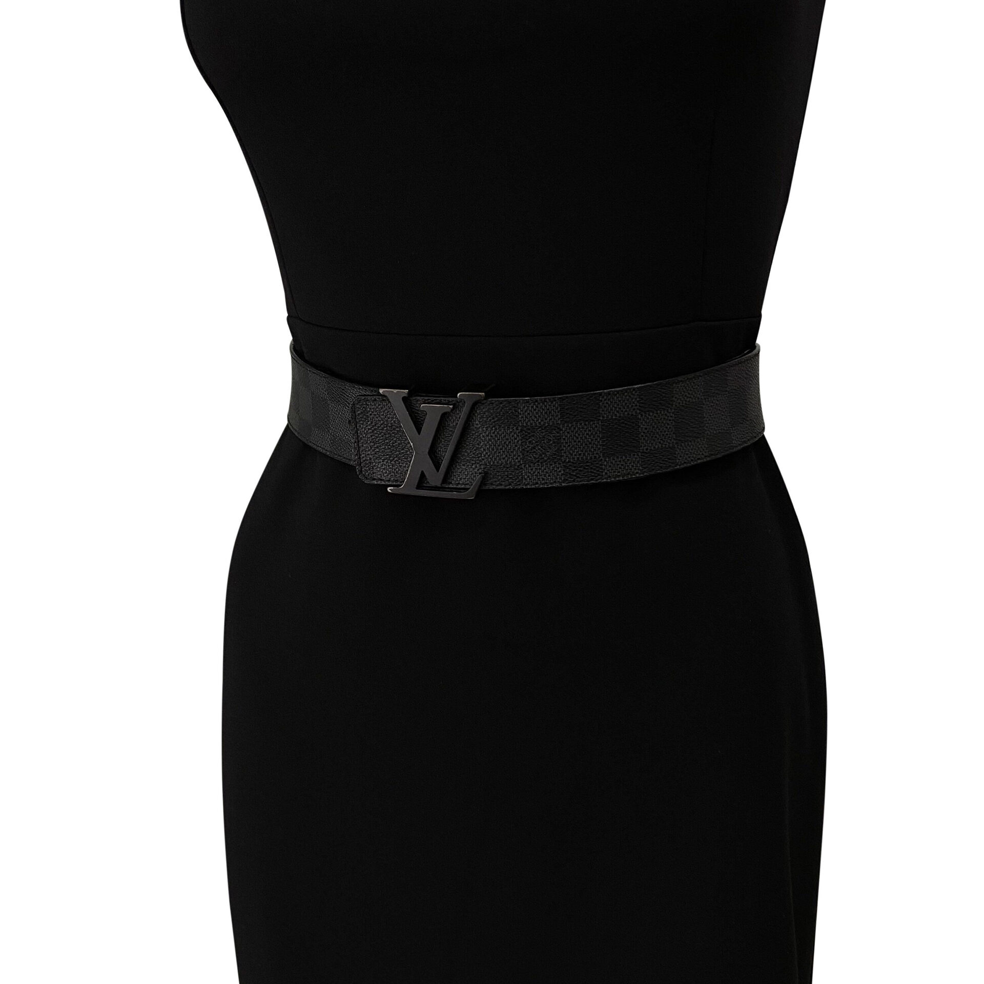 Cinto Louis Vuitton Damier Graphite