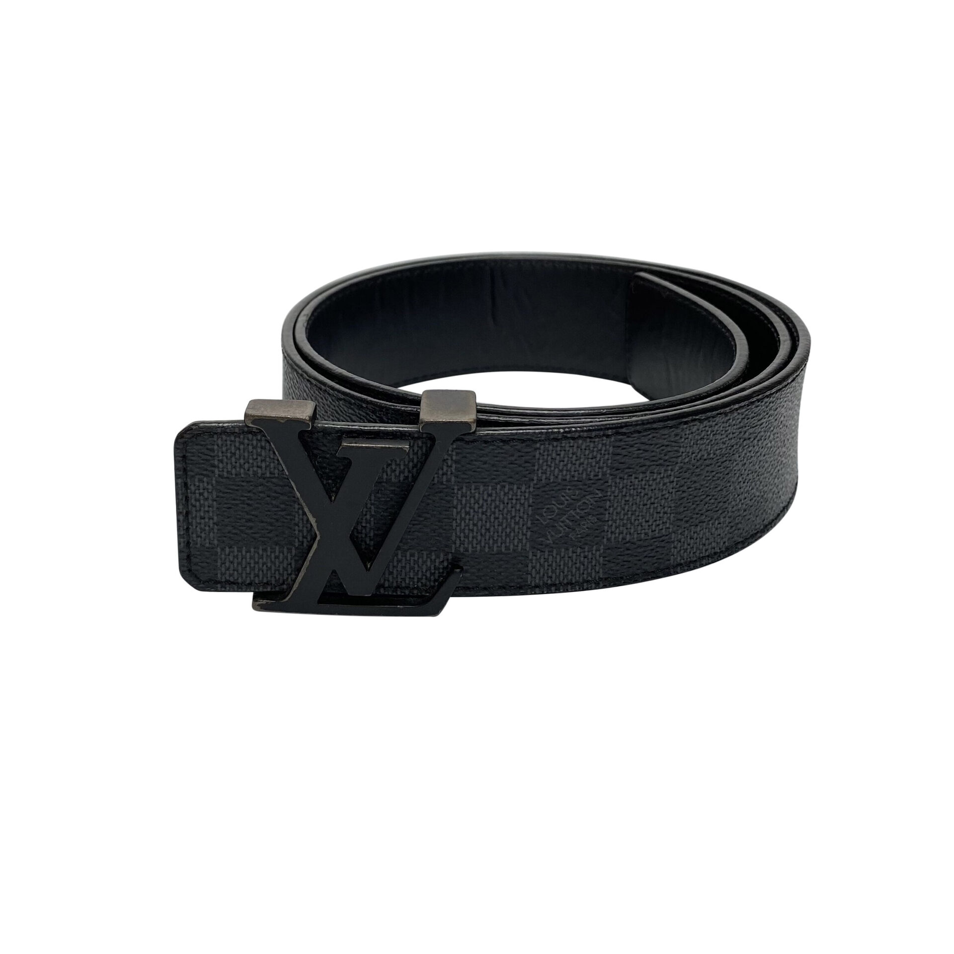 Cinto Louis Vuitton Damier Graphite