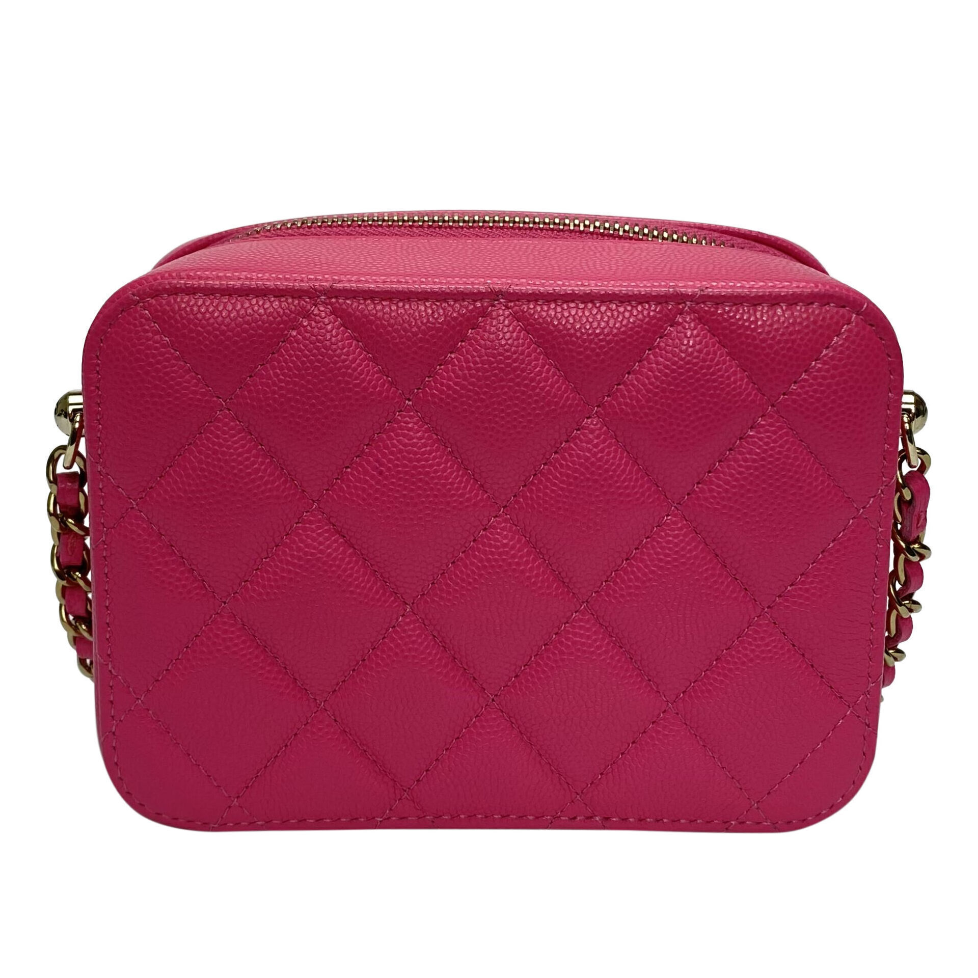 Bolsa Chanel Camera Bag Caviar Rosa