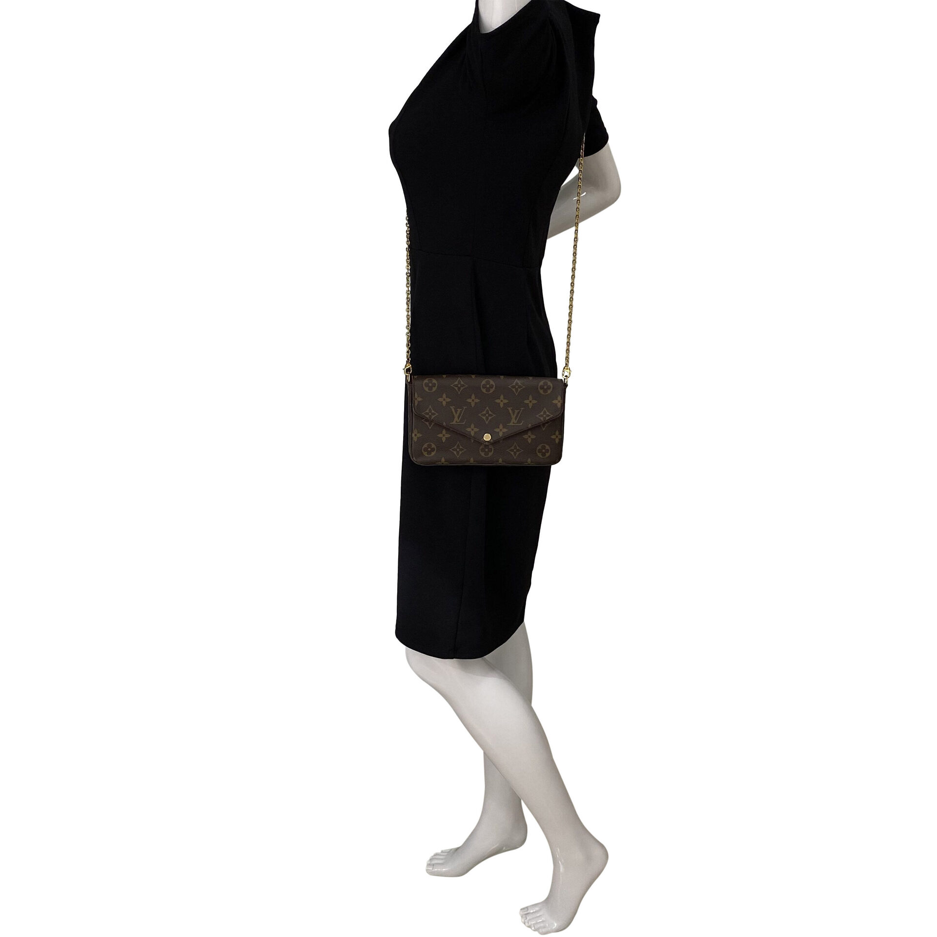 Bolsa Louis Vuitton Pochette Felicie Monogram