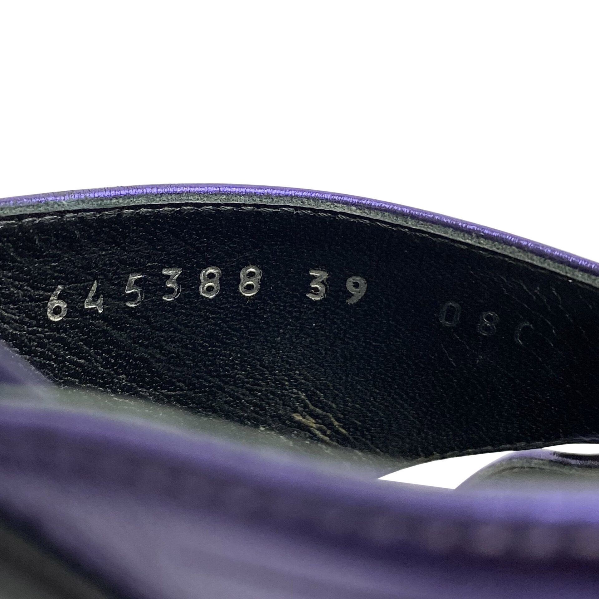 Sandália Gucci Roxa