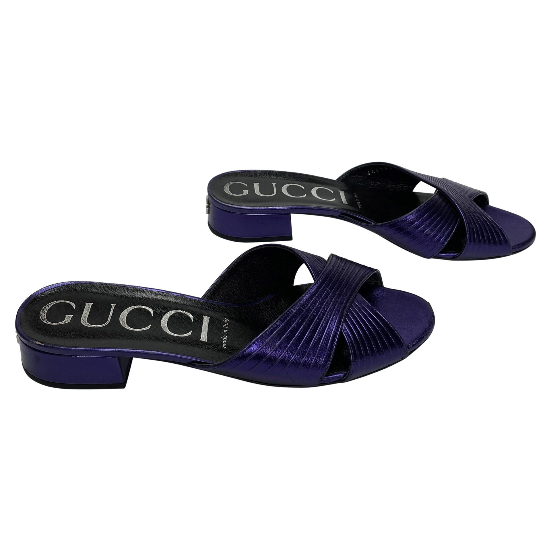 Sandália Gucci Roxa