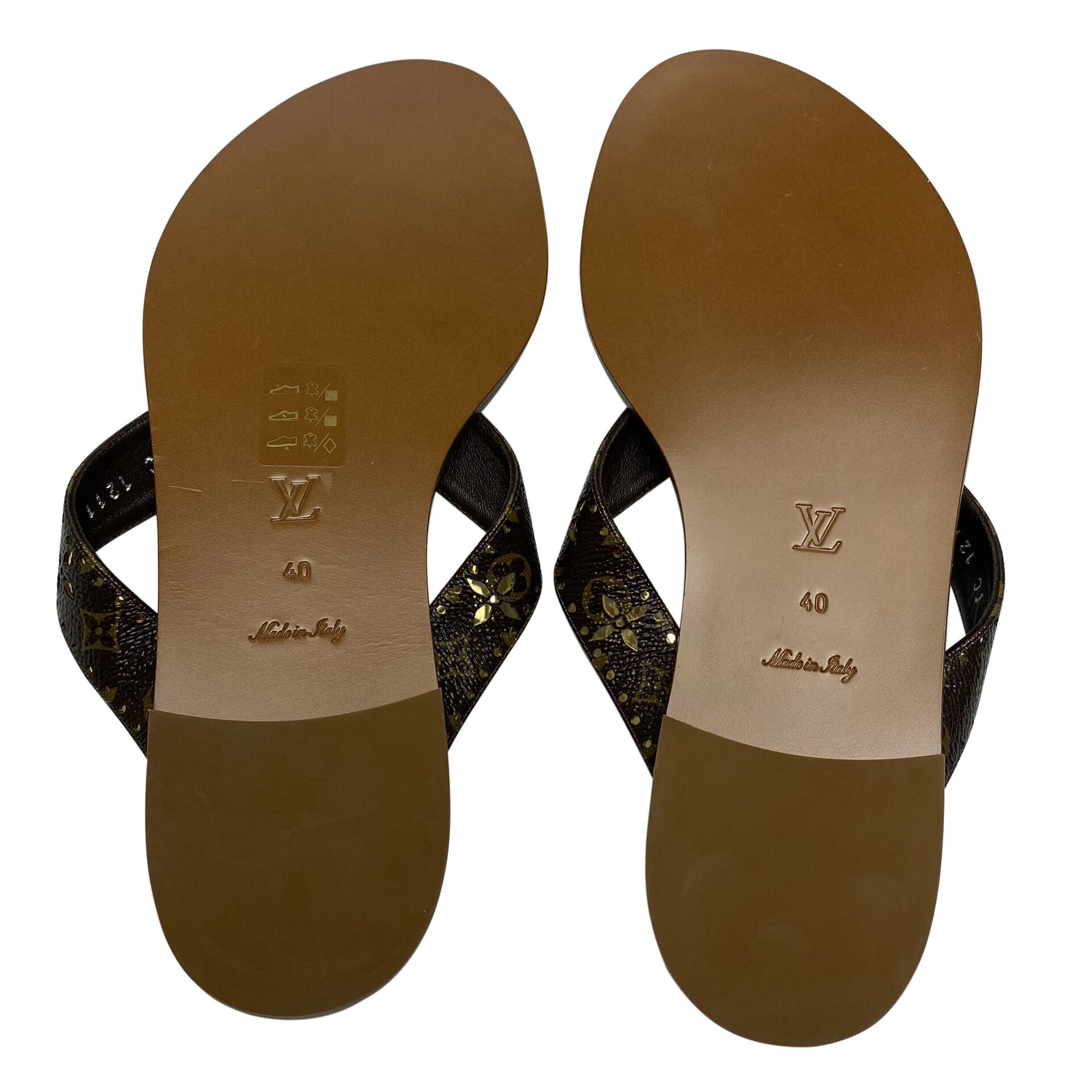 Flat Louis Vuitton Sunny Monograma