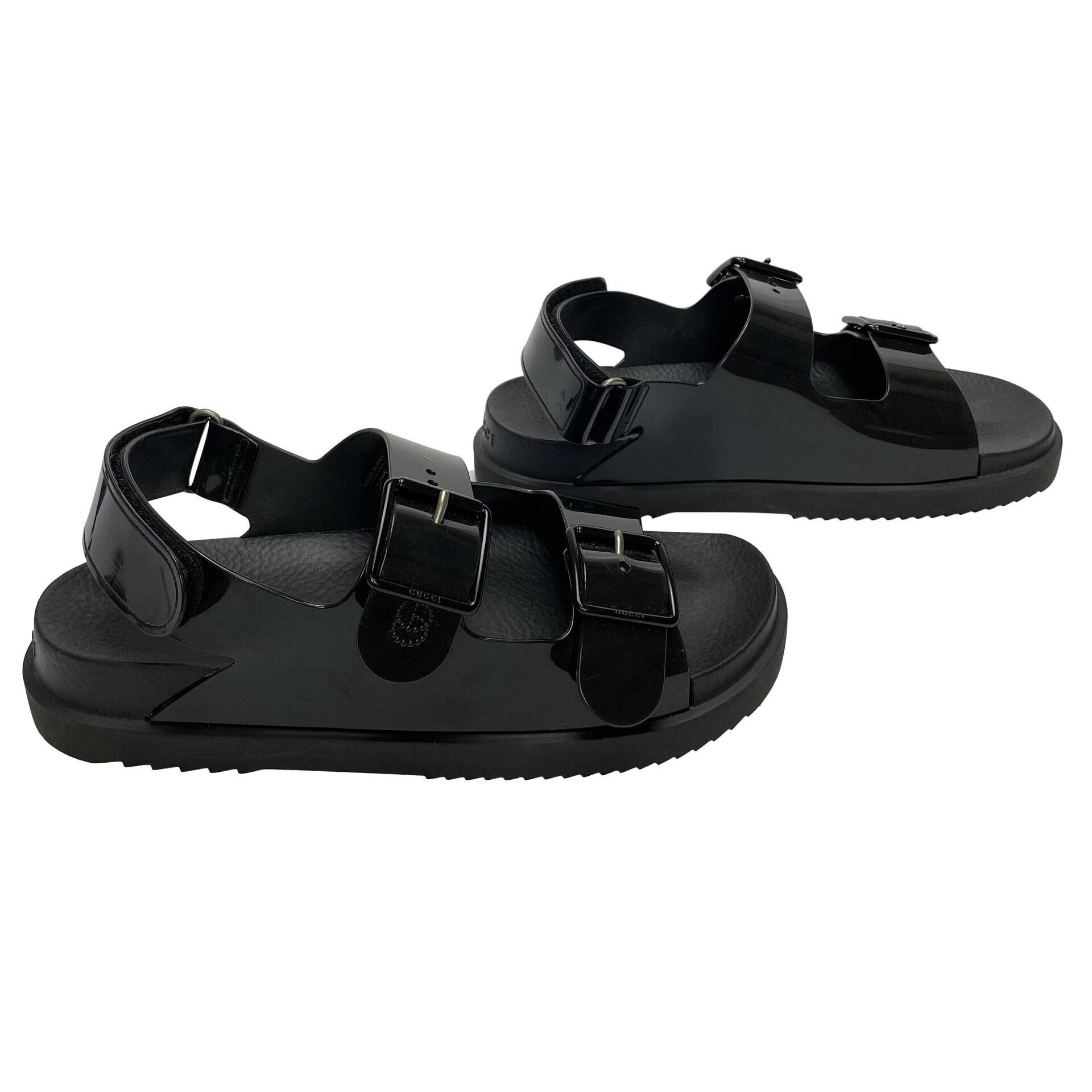 Sandália Gucci Papete Preta