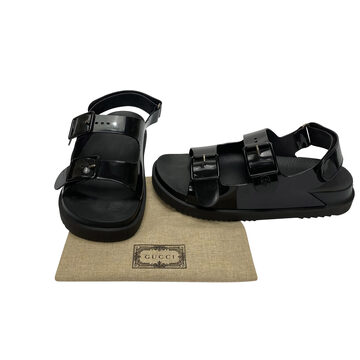 Sandália Gucci Papete Preta