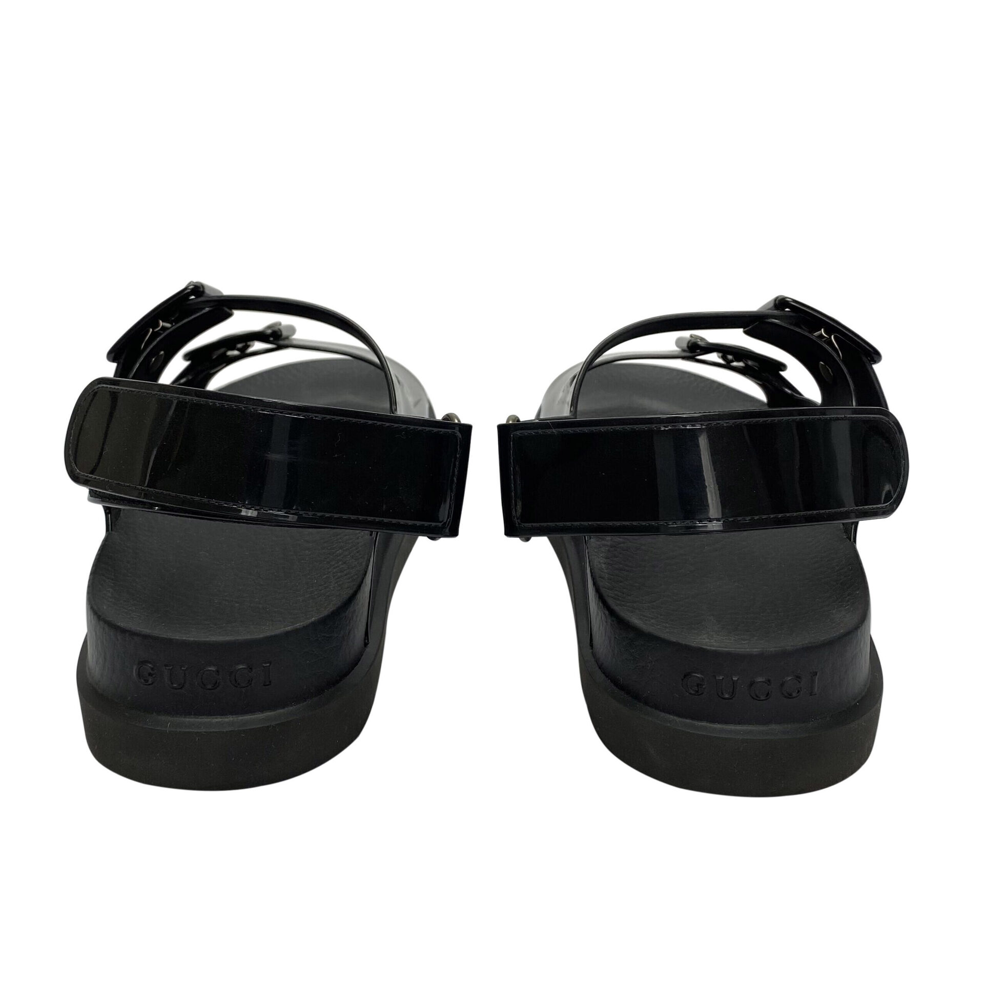 Sandália Gucci Papete Preta