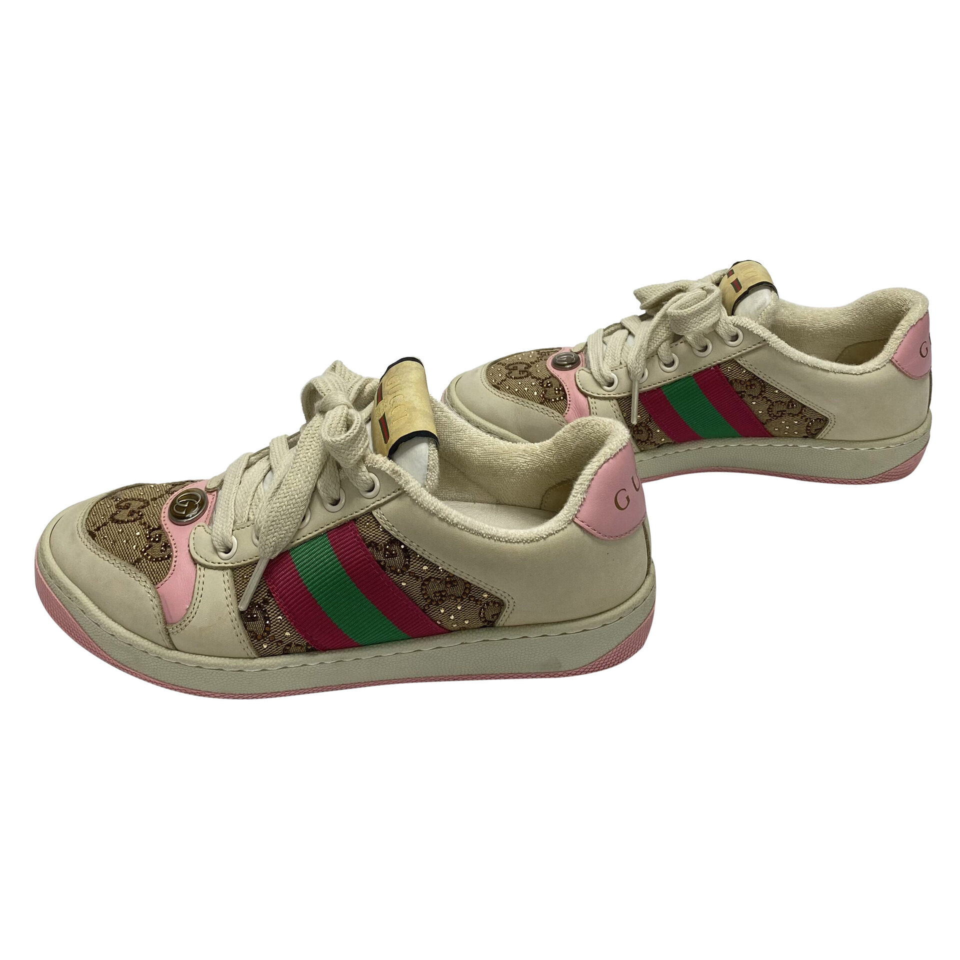 Tênis Gucci Screener GG Crystal